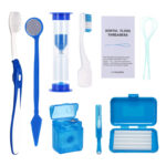 Portable Orthodontic Toothbrush Kit Oral Care Dental Travel Kit, Braces Cleaning Kit for Teeth - Image 2