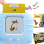 Rechargeable Animal Sound Flash Card Reader for Kids