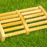 Premium Wooden Foot Massage Roller – Reflexology Foot Therapy Massager for Pain Relief & Relaxation