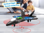 Premium RC Fighter Jet Plane – 2.4G Remote Control Foam Airplane Toy with Lights | High-Speed Glider | Helicopter Style Stunt Aircraft for Kids & Adults - Image 4